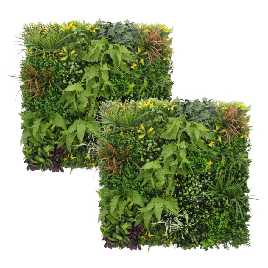 Kit com 2 Painéis Verticais Jungle - 100x100 cm Luxo Transforme seu ambiente com o kit de 2 painéis verticais jungle de luxo, cada um medindo 100x100 cm. Com um design exuberante que captura a essência da selva, esses painéis apresentam uma rica paleta de verdes e detalhes vibrantes que trazem um toque tropical ao seu espaço. Ideais para salas, escritórios ou eventos, eles criam uma atmosfera acolhedora e sofisticada, sendo feitos com materiais de alta qualidade para garantir durabilidade e estilo!